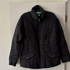 Columbia Women's Midnight Black Puffer Coat w/o hood
